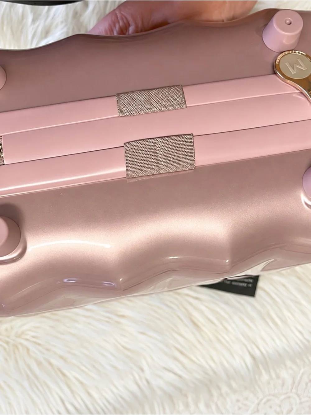 Marcy McKenna Essentials Milan Beauty Case Blush Pink Rose Gold NWT